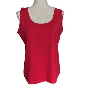 Chico’s Red Tank Top Size 2 = Large